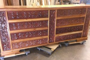 The Teak and Mahogany Cabinet is a favorite of many of our customers.