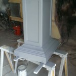 Handmade White Oak Banquette Table by Austin Joinery