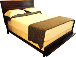 This is a photo of Austin Joinery's Mid Century Bed.